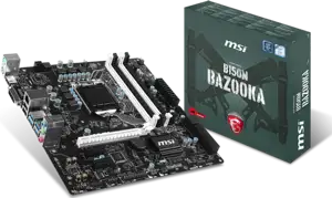 Matična ploča MSI B150M Bazooka, Intel B150, DDR4, zvuk, SATA, G-LAN, USB 3.1, HDMI, DVI, mATX, s. 1151