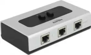 Razdjelnik DELOCK Switch RJ45 10/100/1000 Mb/s 2 port manualni, bidirekcionalni