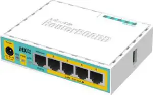 MikroTik (RB750UPr2) Router with 5 Ethernet ports and PoE Output