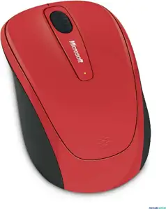 L2 Wrlss Mble Mouse 3500 Mac/Win Flame Red Gloss