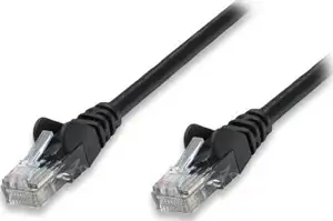 Kabel mrežni Intellinet, Cat5e, U/UTP, RJ45-M/RJ45-M, 3.0 m, crni
