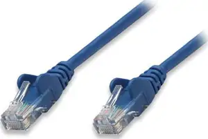 Kabel mrežni Intellinet, Cat5e, U/UTP, RJ45-M/RJ45-M, 10 m, plavi