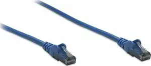 INT Patch Cable, Cat6, U/UTP, RJ45-Male/RJ45-Male, 1.0 m, Blue