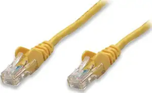 Kabel mrežni Intellinet, Cat6, U/UTP, RJ45-M/RJ45-M, 0.5 m, žuti