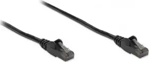 Kabel mrežni Intellinet, Cat6, U/UTP, RJ45-M/RJ45-M, 0.5 m, crni