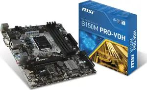 Matična ploča MSI B150M Pro-VDH, s1151, mATX