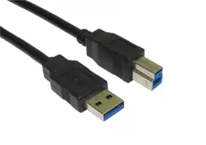 NaviaTec USB 3.0 A plug to B plug, 1m BLK