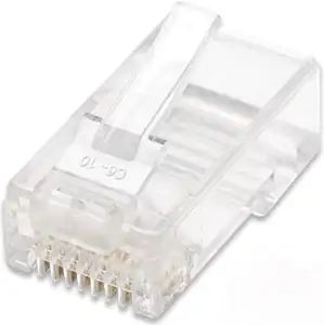 LAN konektor, RJ45 Cat.5e, UTP, pakiranje 100kom., za solid kabel