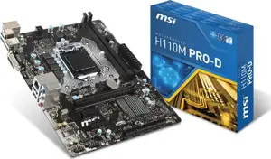 Matična ploča MSI H110M Pro-D, s1151, mATX