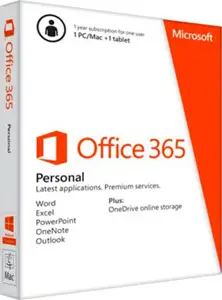 Software Microsoft Office 365 Personal 32-bit/x64, svi jezici, 1 godina, QQ2-00012, ESD