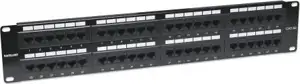INT Cat5e Patch Panel, 48-Port, UTP, 2U