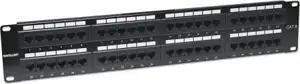 INT Cat6 Patch Panel, 48-Port, UTP, 2U
