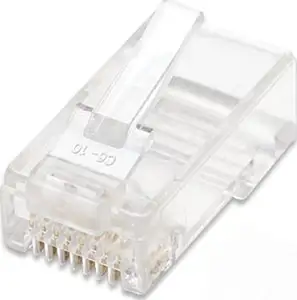 INT Modular Plug, Cat6, RJ45, Unshielded, 100 pcs., Jar