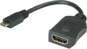 Roline VALUE MHL na HDMI, 0.1m (pasivan)
