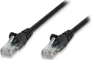 Kabel mrežni Intellinet, Cat6, U/UTP, RJ45-M/RJ45-M, 1.0 m, crni