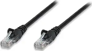 Kabel mrežni Intellinet, Cat5e, U/UTP, RJ45-M/RJ45-M, 0.5 m, crni