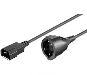 NaviaTec C14 Plug to Schuko Jack 0,35cm