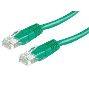 Kabel mrežni UTP, Cat. 6, 0,25m, CCA, 24AWG, Savitljivi, Zeleni