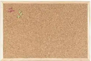 Ploča pluto 40x30cm jednostrana drveni okvir Bi-Office