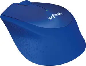 Miš Logitech Wireless M330 Silent Plus, optički, 1000dpi, bežični, plavi, USB