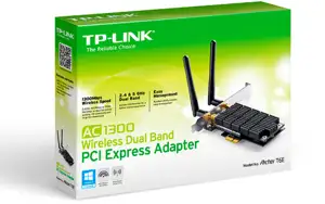 TP-Link Archer T6E, AC1300, WLAN Dual Band Wireless PCIe