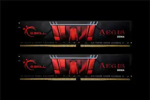 Memorija G.Skill 8 GB DDR4 2400MHz Aegis (2x4GB kit), F4-2400C15D-8GIS