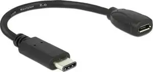 Adapter DELOCK, USB 2.0-C (M) na USB 2.0-B (Ž), 0.15 m
