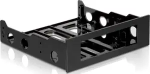 Adapter DELOCK, 5,25'' u 3,5'', ugradbeni, plastika, crni