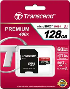 Memorijska kartica Transcend SD MICRO 128GB HC Class10 + SD adapter