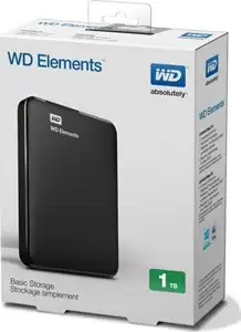 HDD eksterni Western Digital Elements™ Portable 1TB, 2.5˝ WDBUZG0010BBK