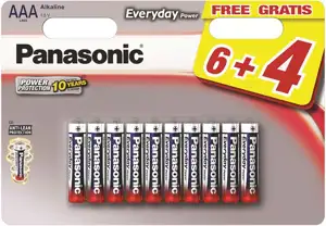 Baterija Panasonic LR03EPS/10BW Alkaline Everyday Power AAA, 10 kom