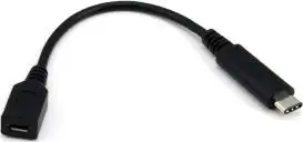 NaviaTec USB type C to USB 2.0 micro B female jack 1,0m cable USB-340