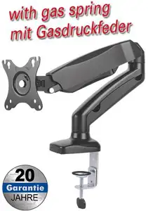 Transmedia full-motion Desk Bracket for LCD monitor (33 - 69 cm) HL16-L
