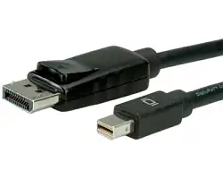 Roline VALUE DisplayPort kabel, DP M na mini DP M, 1.0m, 11.99.5634