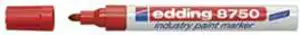 Marker industrijski lakirajući 2-4mm Edding 8750 crveni