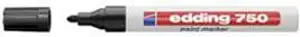 Marker permanentni lakirajući 2-4mm Edding 750 crni