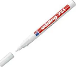 Marker permanentni lakirajući 1-2mm Edding 751 bijeli