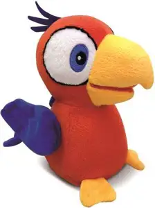 Pliš papagaj Charlie