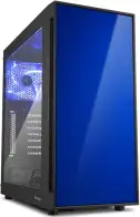 Sharkoon AM5 Window Midi Tower ATX kućište, bez napajanja, prozirna bočna stranica, plavi LED, crno