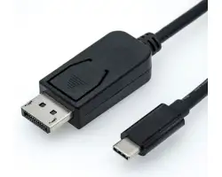 Roline USB3.1 USB-C - DisplayPort kabel, M/M, 2m length, (compatible with NUCs with DP 1.2 via USB-C)