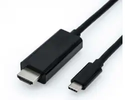 Roline USB Type C - HDMI kabel, M/M, 1.0 m