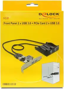 Front panel DELOCK, 3.5
