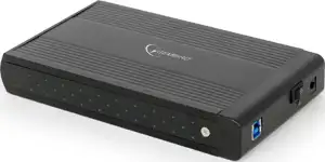Gembird External USB 3.0 enclosure, black