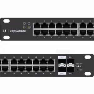 Ubiquiti Networks EdgeSwitch 48 (500W) ES-48-500W 48-Port Gigabit 24V High Power PoE 500W Switch