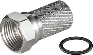 Konektor ANTENSKI F, muški za kabel 7 mm , profi, sa gumenom brtvom !!