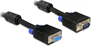 Kabel DELOCK, VGA (M) na VGA (Ž), 15m