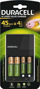 Punjač baterija CEF 14 ( sa 2xAA i 2xAAA baterije ), Duracell