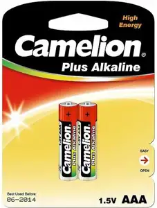 Baterija alkalna 1,5V AAA, blister 2 kom, Camelion