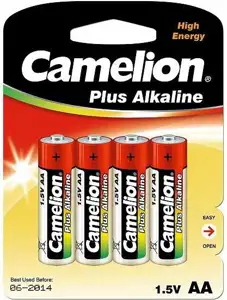 Baterija alkalna 1,5V AA blister 4 kom, Camelion