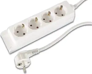 Kabel produžni 4 mjesta,1,5mm2, BEZ prekidača !, 1,5m Velleman